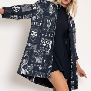 Blackmilk Punk Rock Duster 14 BNWT